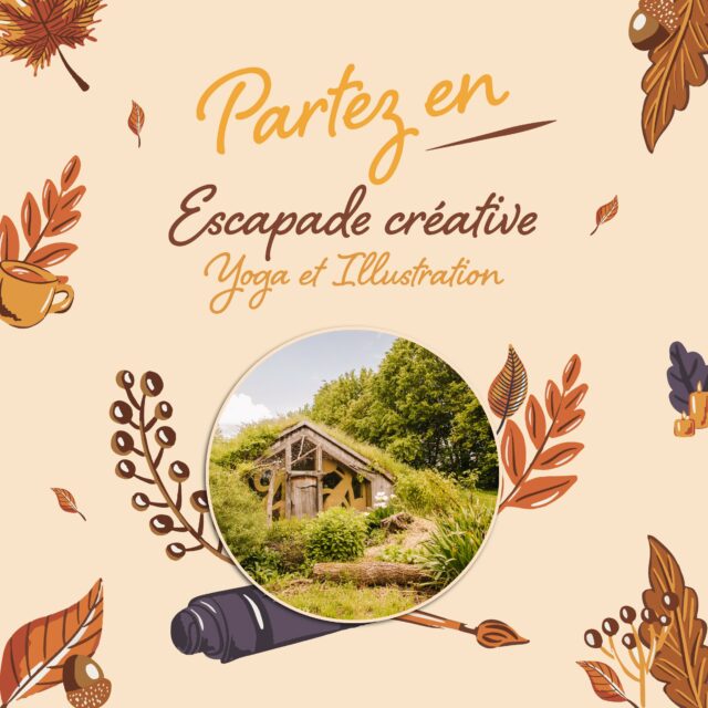 Escapade créative, yoga et illustration – du 13 au 15 novembre 2026 à l'Ecolodge "La Belle Verte" (35).

Imaginez un week-end d'automne où tout est conçu pour vous recentrer, vous inspirer et vous libérer. Un lieu magique et insolite, entouré de nature, où le temps semble suspendu.
Ici, pas de performance à atteindre, pas de jugement. Juste l’occasion de ralentir, de respirer, et de vous reconnecter à ce qui compte vraiment : vos sensations, votre intuition, votre créativité.

🍁 Yoga pour apaiser le corps et l’esprit, même si vous n’avez jamais pratiqué.
🎨 Illustration pour laisser parler votre imagination, sans besoin de savoir dessiner
✨ Un espace bienveillant pour explorer, créer et vous ressourcer.

Ce stage est fait pour toutes celles et ceux qui sentent l’appel de cette parenthèse. Pas besoin d’expérience, juste l’envie de s’offrir ce moment.
Prêt·e à sauter le pas ? Les places sont limitées, réservez vite la vôtre !

Animée par Vinciane, professeur de Yoga et Héloïse, illustratrice.

📅 du vendredi 13 au dimanche 15 novembre 2026 – Un week-end pour vous retrouver.
 
💶 Tarifs :
✨ 2 nuits (gîte ou ecolodge ou tiny) + pension complète = à partir de 208€
🎨 6 ateliers (yoga et illustration) = 288€
💆‍♀️ Bain nordique en accès libre.

Option possible :
💆‍♂️ Hamman sur réservation,
💆‍♀️ Massages 30 min ou 1h sur réservation.

📍 Ile et Vilaine - Ecolodge La Belle Verte - La Pihourdière - 35500 Saint M'Hervé.

#stagedessin #stageyoga #yogaillustration #cuteillustration #travelillustration @emergence_helix @ecolodgelabelleverte