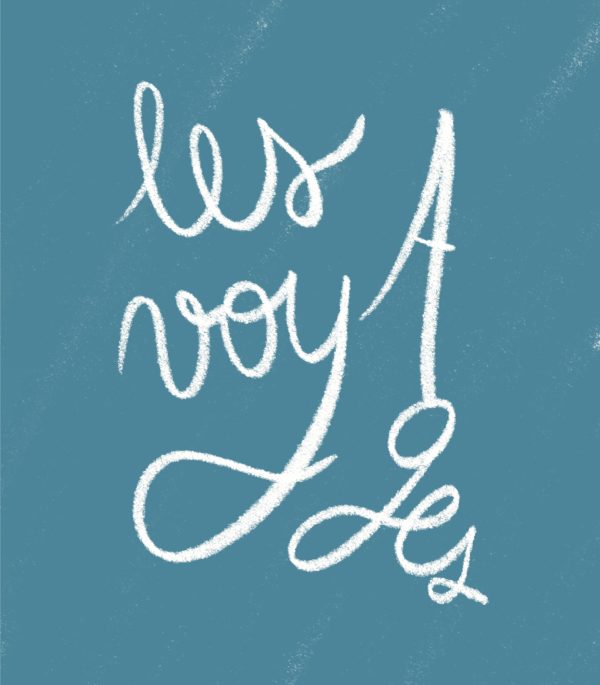 lettering illustration les voyages