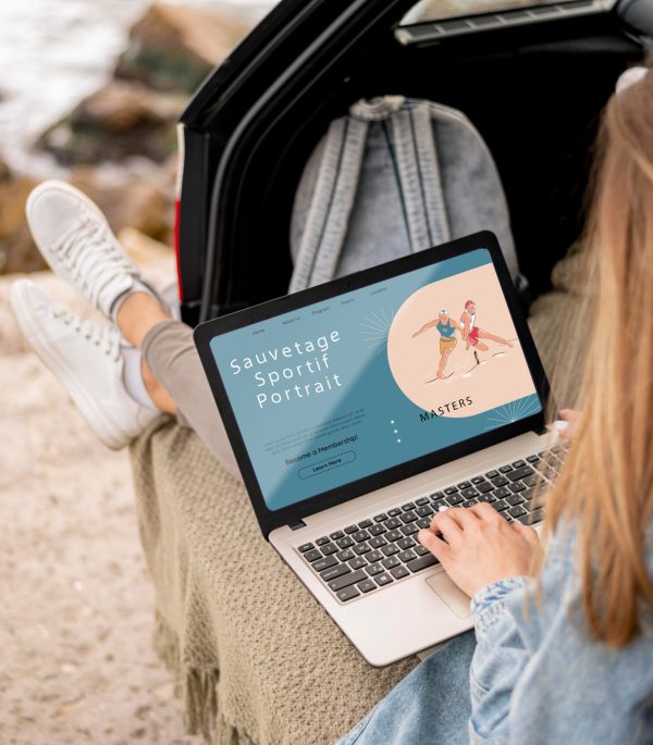 mise en situation desktop sauveteur en mer et sauvetage